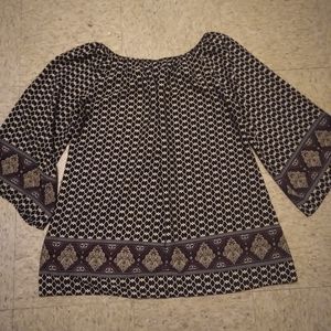 BOHO BLU Bohemian Gypsy Blouse or Dress, Size: Large.